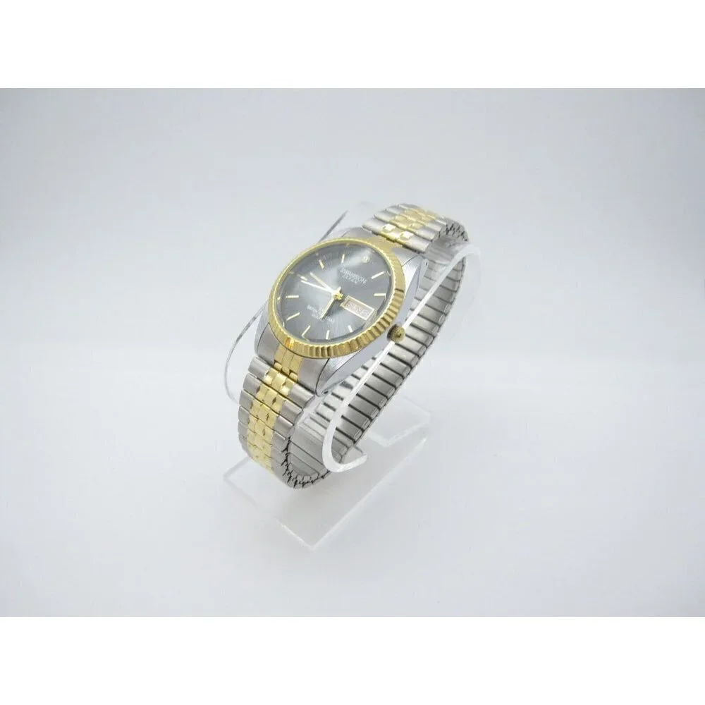 Men's‎ Swanson Presidental Quartz 5ATM WR Analog Dial Causal Round Watch (E921)